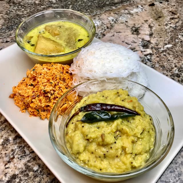 「String Hopper Meal」の料理の写真