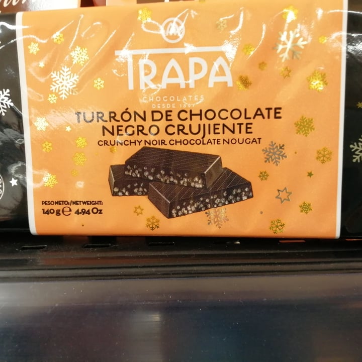photo of Trapa Turrón De Chocolate Negro Crujiente shared by @parutto on  11 Dec 2020 - review