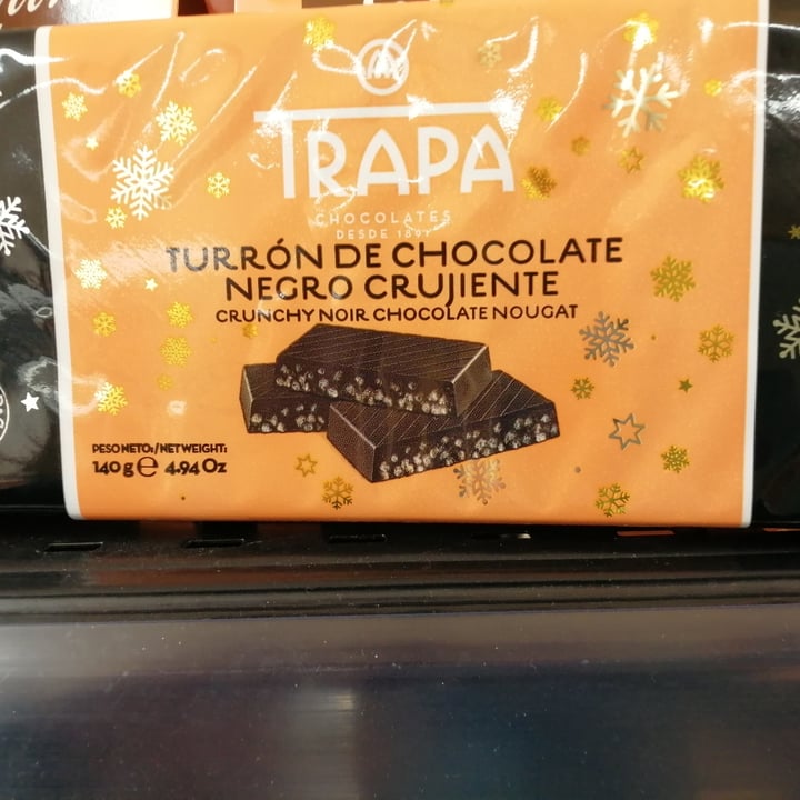 review photo of Trapa Turrón De Chocolate Negro Crujiente shared by @parutto on 11 Dec 2020 - review