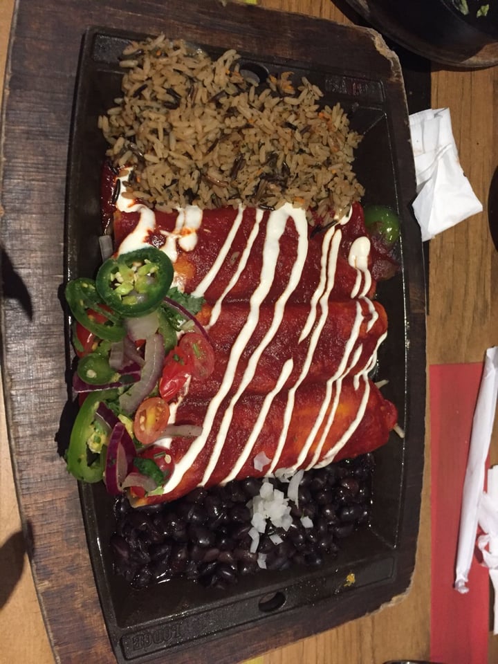 photo of Nacho Daddy Vegan Enchiladas shared by @mag on  01 Oct 2019 - review