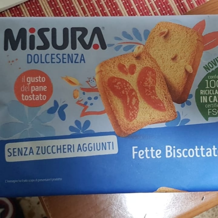 photo of Misura Fette biscottate senza zuccheri shared by @ciska76 on  24 Feb 2022 - review