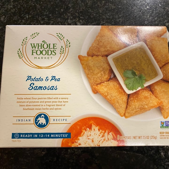 photo of Whole Foods Market Potato & Pea Samosas shared by @heavenorspace on  13 Jun 2020 - review