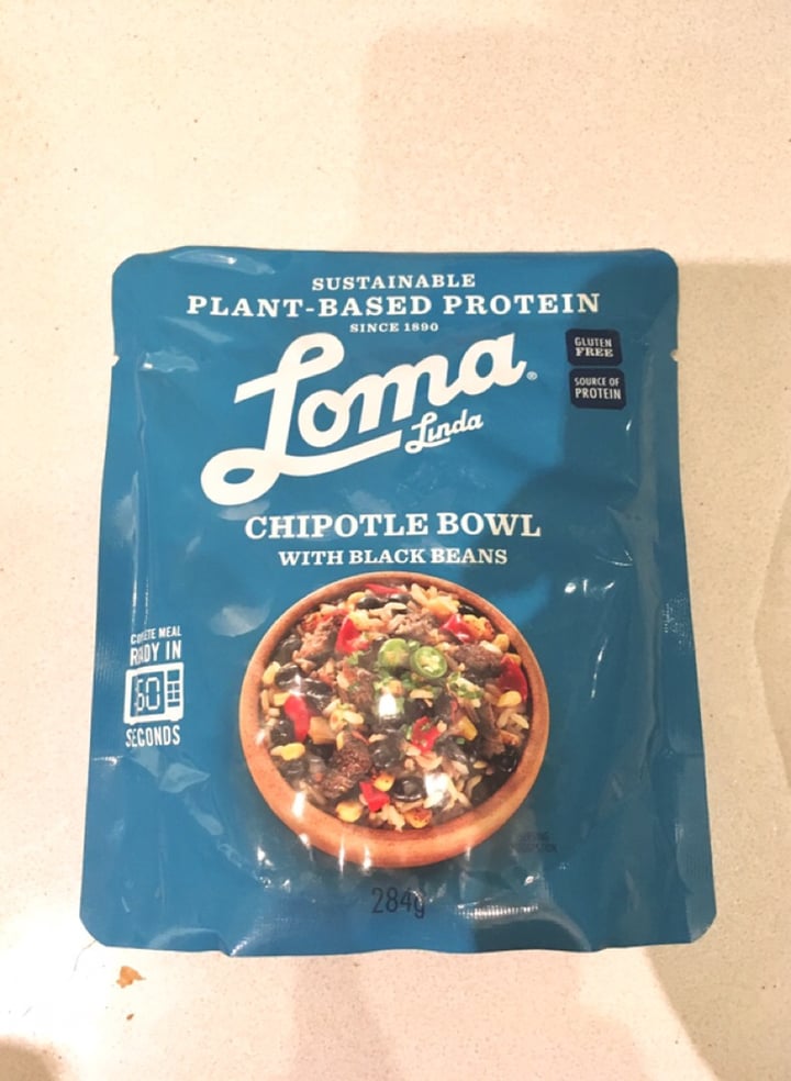 photo of Loma Linda Chipotle Bowl with Black Beans shared by @jafriyakin on  14 Aug 2019 - review