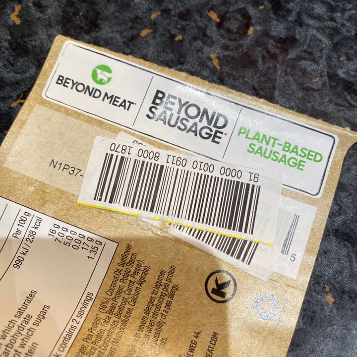 photo of Beyond Meat Beyond Sausage Brat Original  shared by @chloe20 on  08 Jan 2021 - review