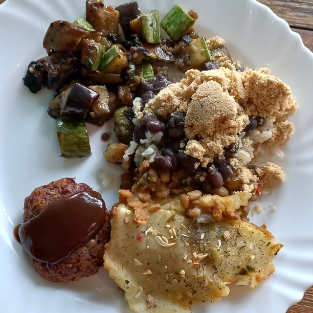 Photo of the dish “Escondidinho de lentilha”