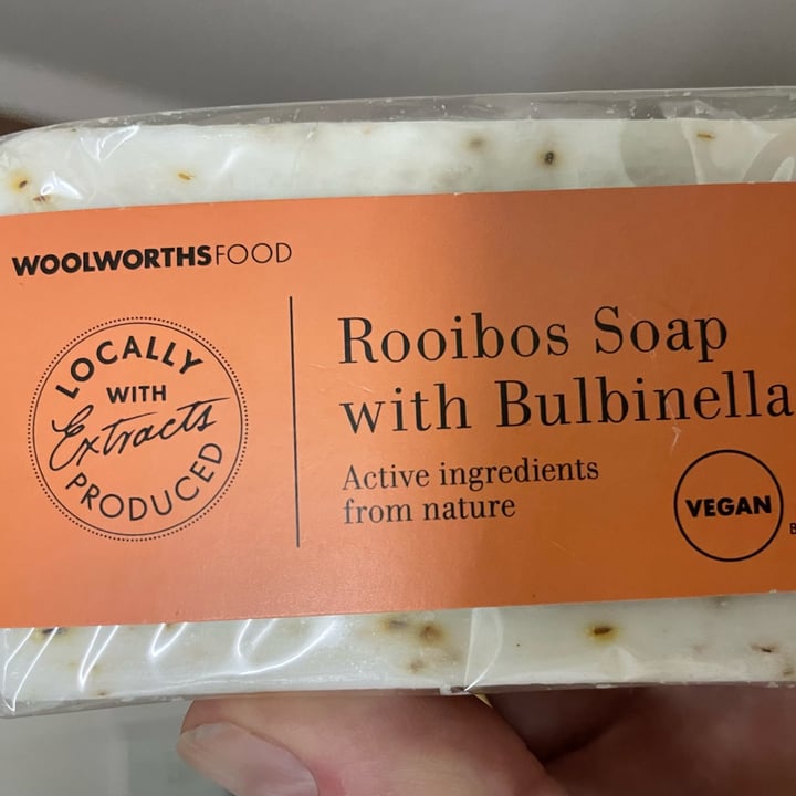 photo of Woolworths Rooibos soap with Bulbinella shared by @kevints on  30 Jun 2022 - review