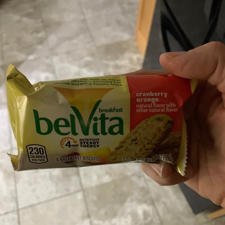 photo of belVita Cranberry Orange Breakfast Biscuits shared by @lizzie16 on  01 Jan 2021 - review