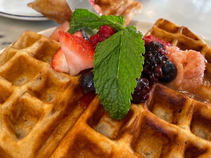 photo of The Butcher's Daughter Weekend Waffles shared by @thatveganchick on  11 Dec 2019 - review