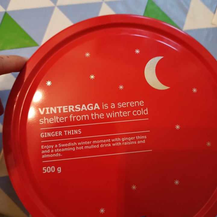 photo of Ikea Ginger Thins Biscuits- Vintersaga shared by @annaboodmann on  08 Dec 2022 - review