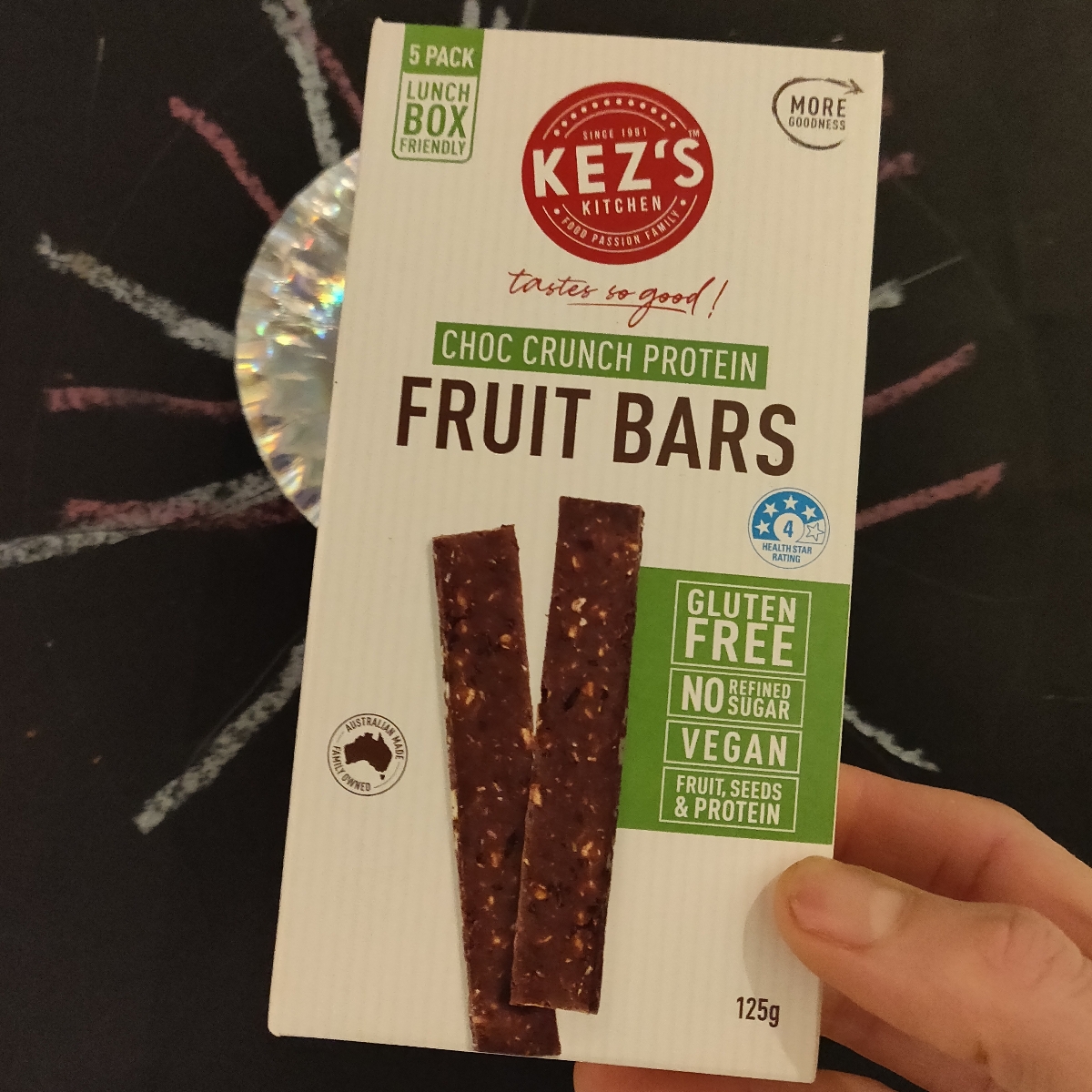 Kez's kitchen Choc Crunch Protein Fruit Bars Reviews abillion