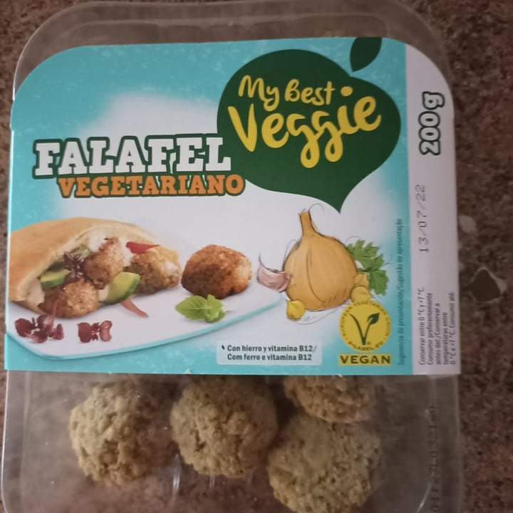 photo of My Best Veggie Falafel vegetariano shared by @laumadrid on  26 Jun 2022 - review