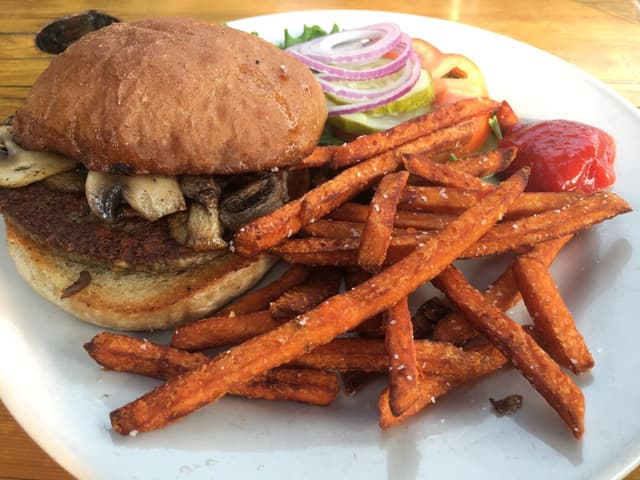 Photo of the dish “The vegan impossible burger”