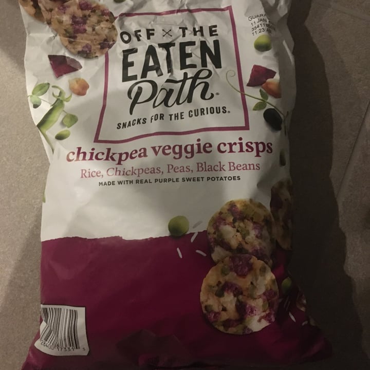 photo of Off The Eaten Path Chickpea Veggie Crisps shared by @healthyveganfood101 on  05 Dec 2021 - review