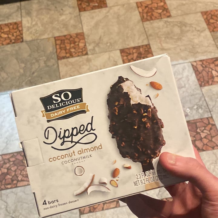 photo of So Delicious Dairy Free Dipped Coconut Almond Coconutmilk Frozen Dessert shared by @convicti0n on  01 Feb 2022 - review