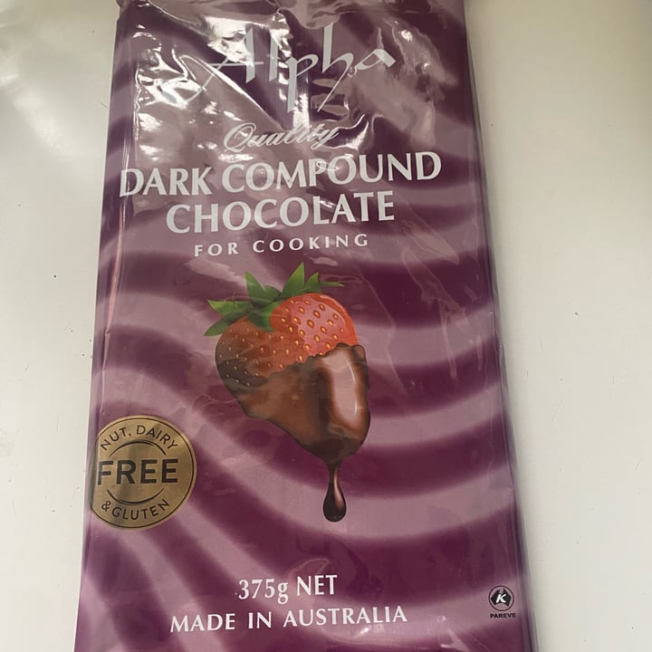 photo of Alpha Foods Dark chocolate shared by @balda on  02 Apr 2022 - review