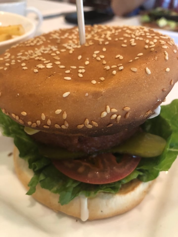 photo of Original Sin Mediterranean Restaurant O.S Burger (Beyond Burger patty) shared by @miriamy on  15 Feb 2020 - review