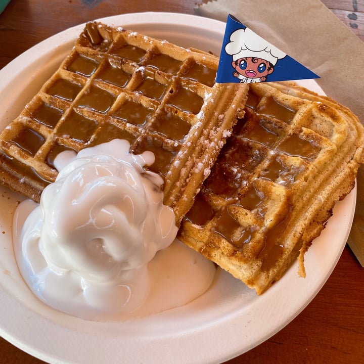 photo of Vegan Goods Market Biscoff Waffle shared by @skyeduplessis on  12 Oct 2022 - review