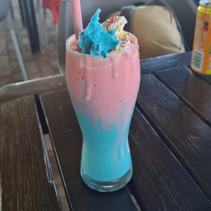review photo of Asher's Corner Cafe @ Ashers Farm Sanctuary Bubblegum milkshake shared by @ang-ella on 20 Aug 2022 - review