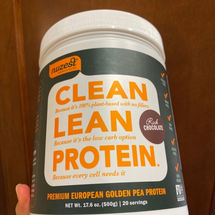 photo of Nuzest Clean Lean Protein - Rich Chocolate shared by @hotcupofcoco on  05 Apr 2020 - review