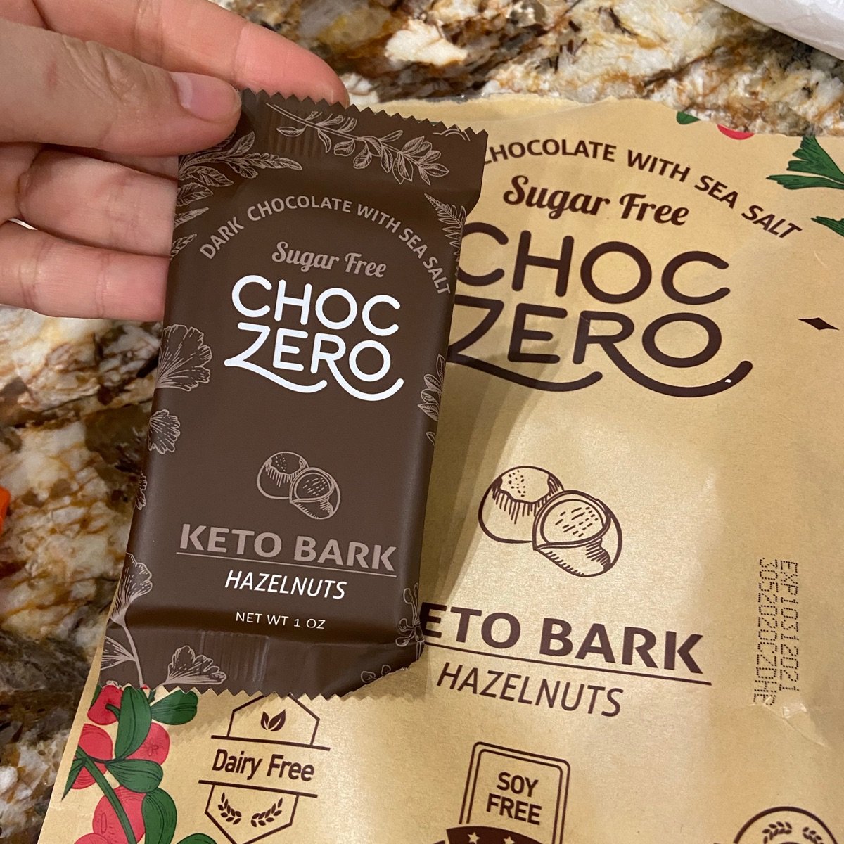 Choc Zero Keto Bark Hazelnuts Reviews abillion