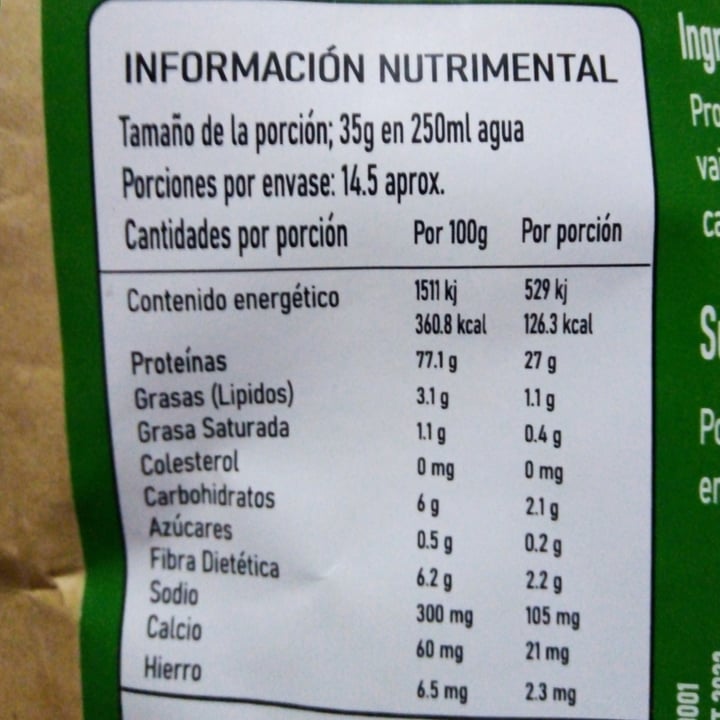photo of Vgn Protein Proteína En Polvo Sabor Vainilla Canela shared by @anafalcon on  27 Sep 2021 - review