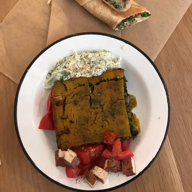 Foto del plato “Vegan Moussaka with Red Lentils”