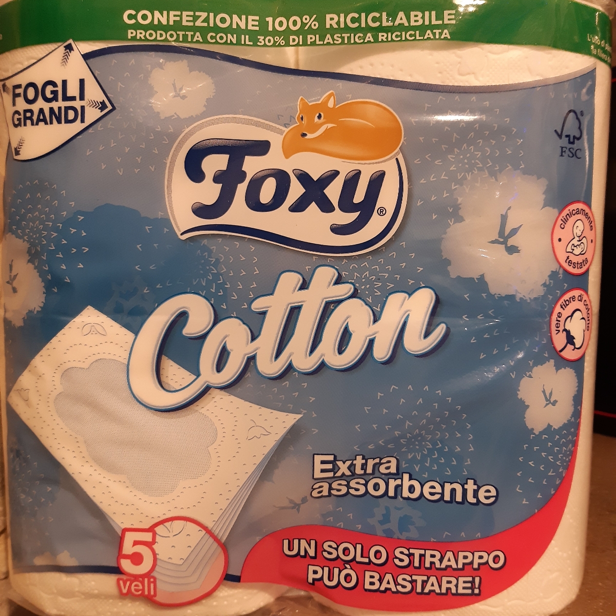 Foxy Carta Igienica Cotton Reviews