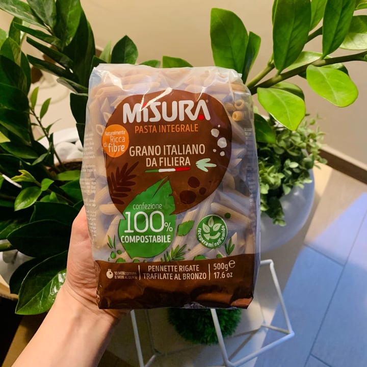 review photo of Misura PASTA INTEGRALE - PENNETTE RIGATE TRAFILATE AL BRONZO shared by @bibiguigui on 16 Mar 2022 - review