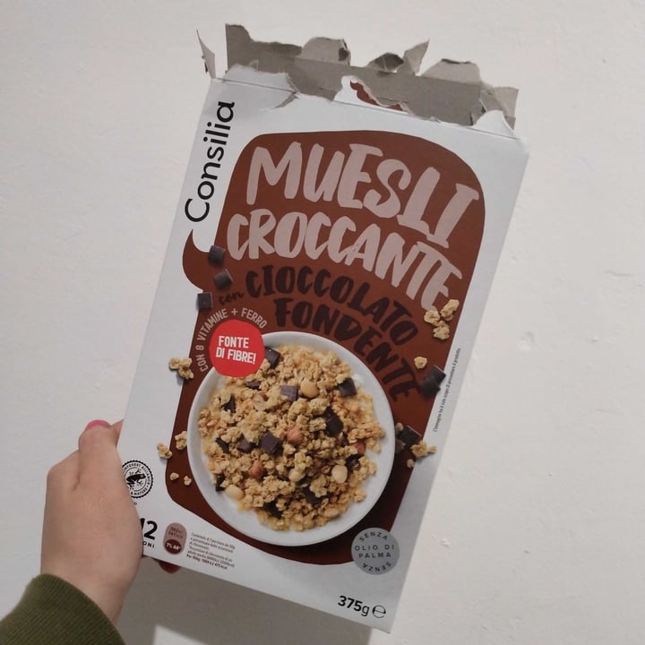 photo of Consilia Muesli Croccante Con Cioccolato Fondente shared by @plebea94 on  07 May 2022 - review