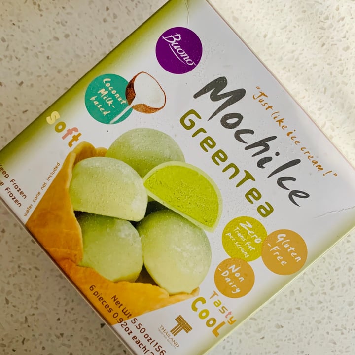 photo of Buono Buono Mochi Ice Green Tea Flavor shared by @mariia on  25 Jun 2020 - review