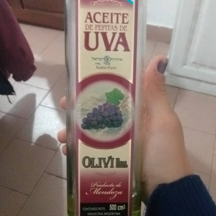 photo of Olivi Hnos Aceite De Pepitas De Uva shared by @melicuerva on  12 Oct 2022 - review