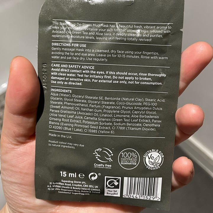 photo of Superdrug Store plc de stress mud shared by @lullast on  14 May 2022 - review