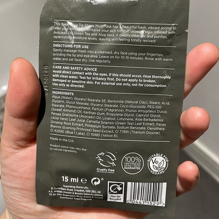 review photo of Superdrug Store plc de stress mud shared by @lullast on 14 May 2022 - review