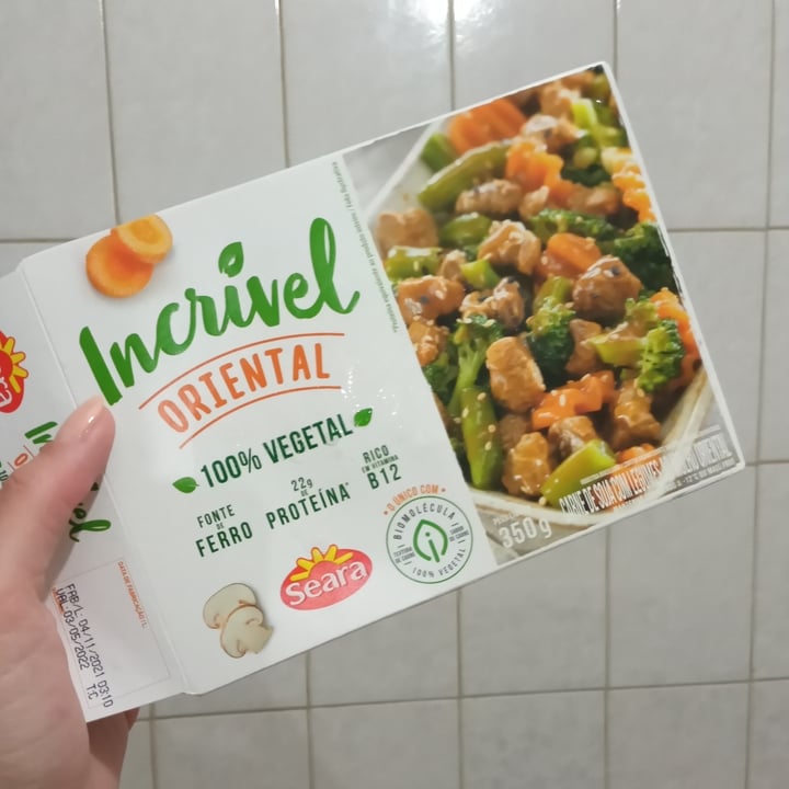 review photo of Seara Incrivel Oriental shared by @biancaribeiro on 26 Dec 2021 - review