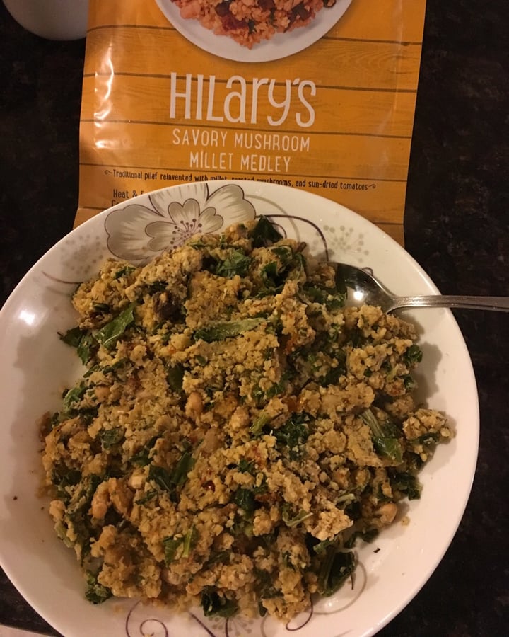 photo of Hilary's Savory Mushroom Millet Medley shared by @veghui on  11 Jan 2019 - review