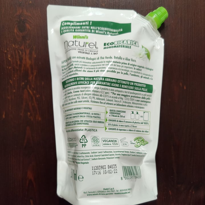 review photo of Winni's Naturel Eco ricarica sapone mani shared by @sam81 on 09 Jul 2022 - review