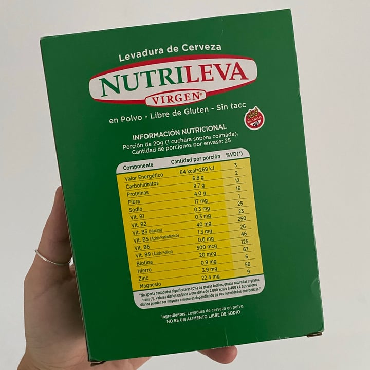 review photo of Nutrileva Levadura de Cerveza Natural shared by @polaina on 09 May 2021 - review