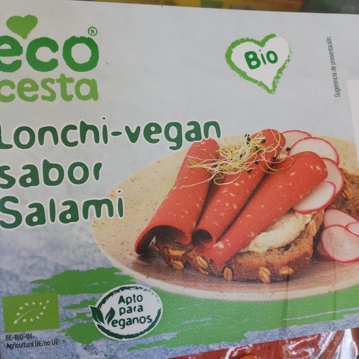 photo of Ecocesta Lonchas sabor salami shared by @toniruizvegan on  25 Dec 2020 - review