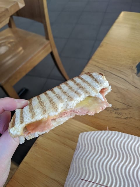 Vegan Ham And Cheese Toastie