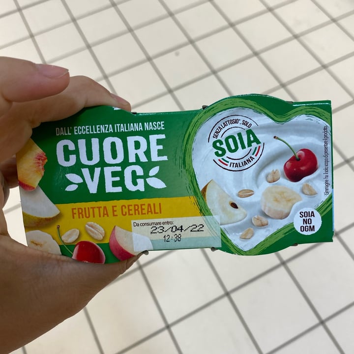 photo of Cuore veg Yogurt Frutta & Cereali shared by @alexamaimeri on  23 Mar 2022 - review
