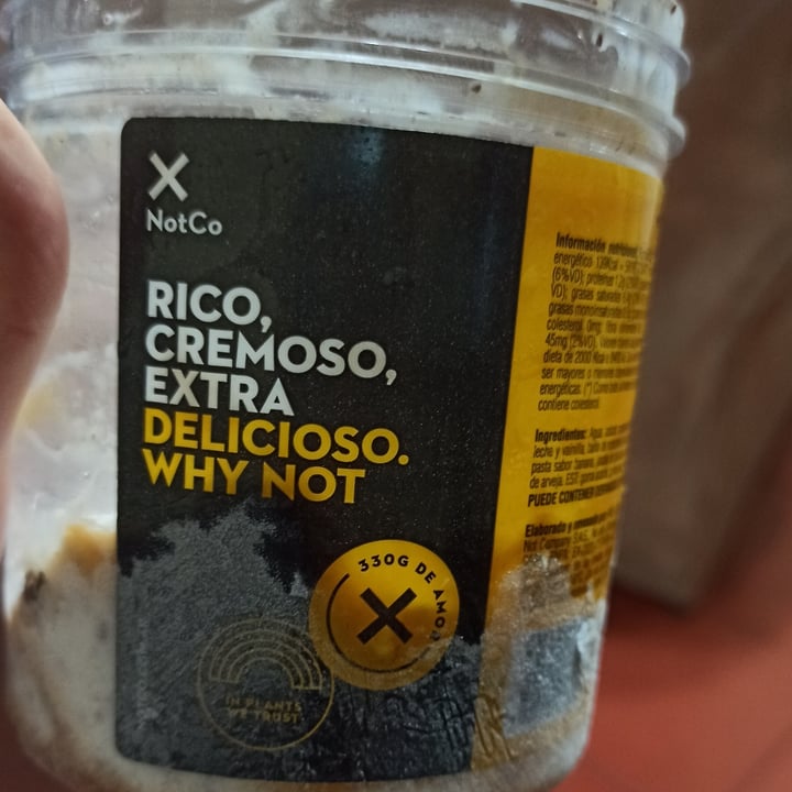 photo of NotCo Not Icecream Banana Split shared by @carolinaalquiroga on  07 Dec 2020 - review