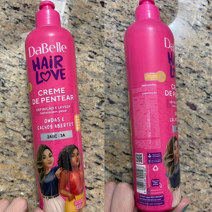 photo of DaBelle hair Creme De Pentear shared by @claudangelo on  22 Apr 2022 - review