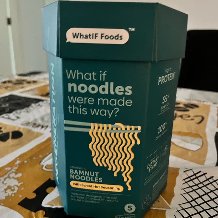 photo of WhatIF Foods BamNut Healthy High Protein Noodles - Sweet Hot Seasoning shared by @preethiness on  08 Aug 2022 - review