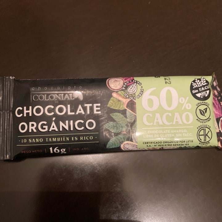 photo of Colonial Chocolate 70% shared by @naleuem on  08 Feb 2022 - review