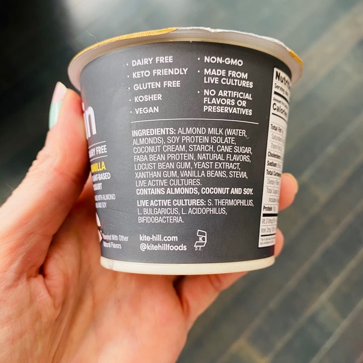 photo of Kite Hill Protein Plant-Based Yogurt - Vanilla shared by @beckyyy on  31 May 2021 - review