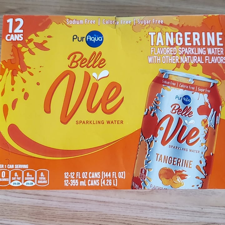 photo of Pur Agua Sparkling Water Belle Vie Tangerine shared by @slickabrina on  18 Jun 2022 - review