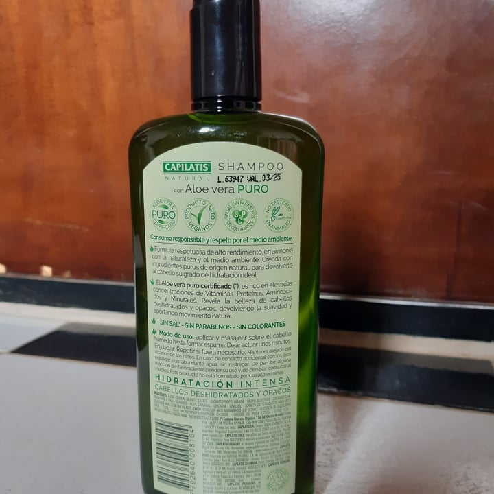 review photo of Capilatis Shampoo Con Aloe Vera Puro shared by @rodriguezbrem on 02 May 2022 - review