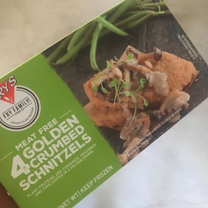 photo of Fry's Family Food Golden Crumbed Schnitzels shared by @jacquivzyl on  28 Jul 2020 - review