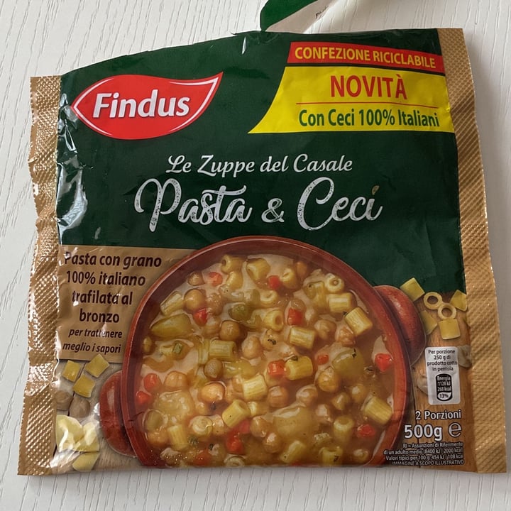 photo of Findus Le Zuppe del Casale. Pasta e ceci shared by @cajou on  26 Apr 2022 - review