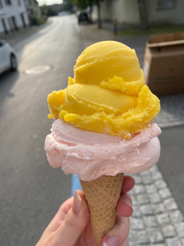 photo of Eismanufaktur Kolibri mango-apricot ice cream shared by @anna1g on  23 Jul 2020 - review